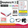 KIT-6A(2TB)  Raspberry Pi 5 (16GB RAM) KIT NVME SSD 2TB - Complete SET SIAP PAKAI